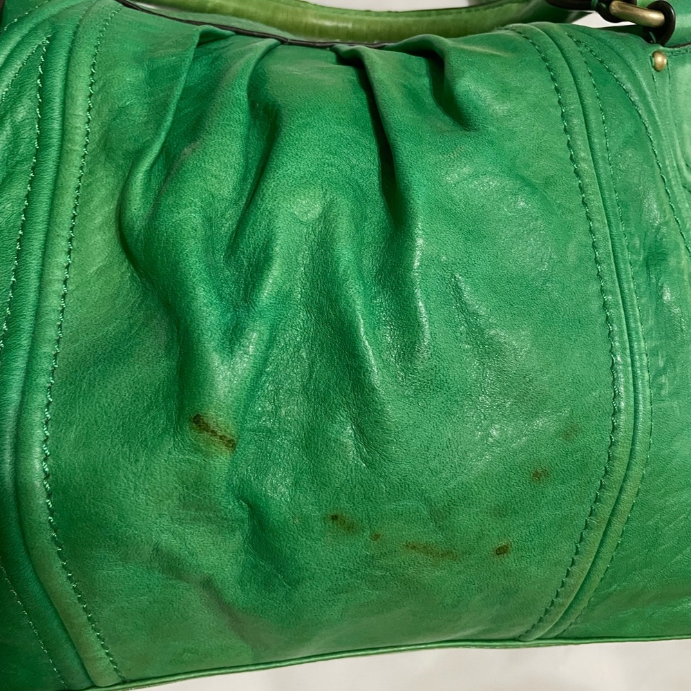 💚JUICY COUTURE💚 Vintage Vibrant Green Shoulder Bag - Picture 15 of 16